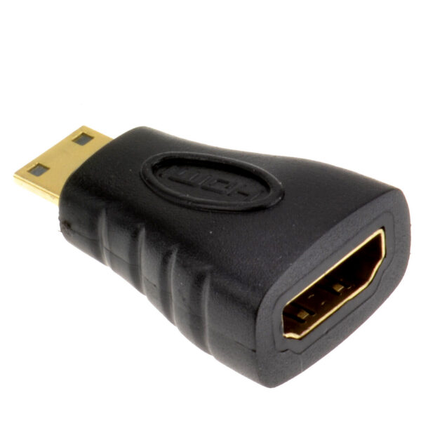 1080p HDMI Female to Mini HDMI Male Extension Connector Converter Adapter HDTV