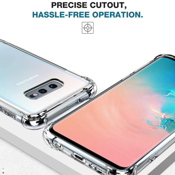 Case for Samsung Galaxy S10E Slim Silicone Bumper Clear Cover Shockproof